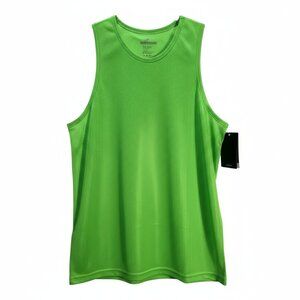 NWT Champro Youth Neon Green Performance Mesh Sleeveless Athletic Top | XL
